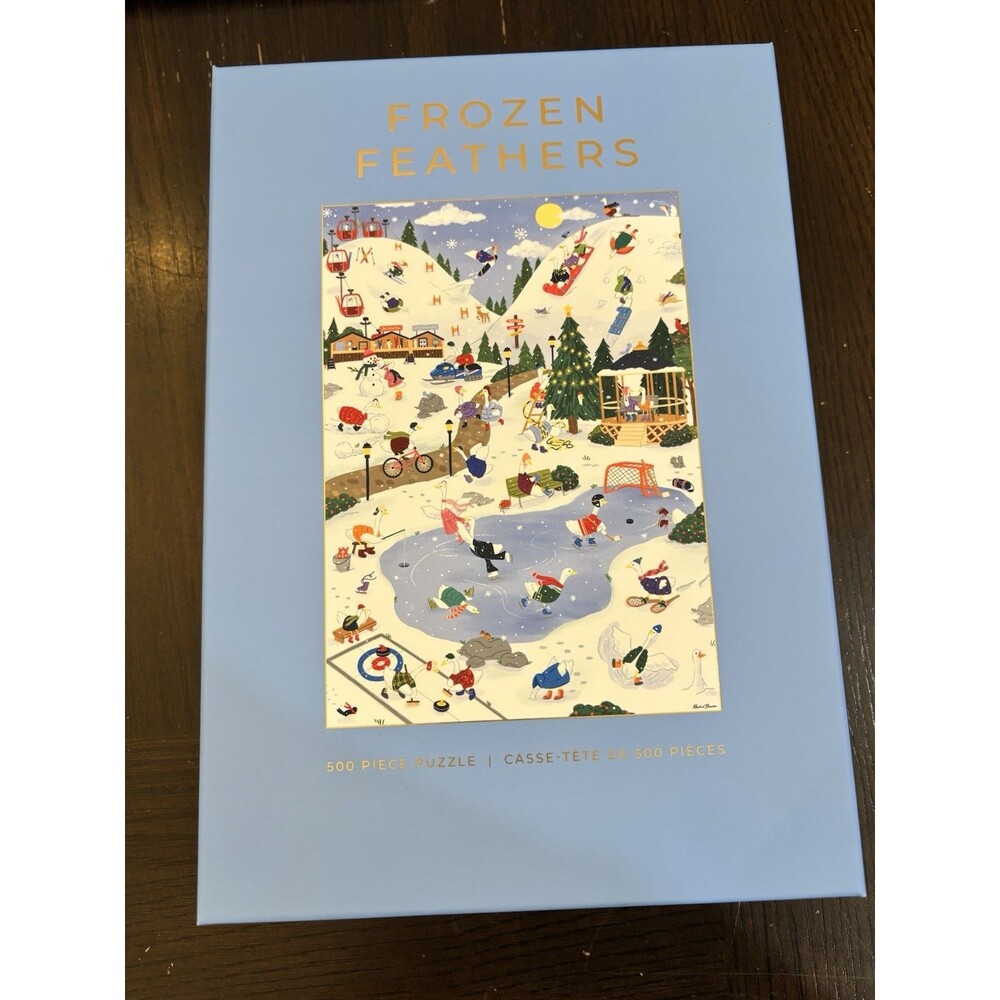 Hobbry Frozen Feathers 500 Piece Jigsaw Puzzle Books NEW Factory Sealed Fun